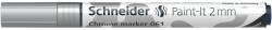 Schneider Marker metalic Chrome Schneider Paint-It 061, varf rotund 2 mm, efect oglinda