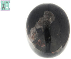 Palm Stone Turmalina Neagra Minerala Naturala - 62x49x41 mm - (XXL) - Unicat