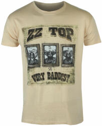 ROCK OFF Tricou pentru bărbați ZZTop - Very Baddest - NISIPIU - ROCK OFF - ZZTS07MS