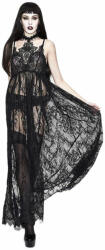 Devil Fashion Rochie pentru femei (cămașă de noapte) DEVIL FASHION - Hecate Sheer Lace Gothic Kimono - ESKT024S