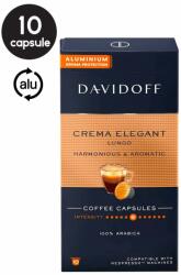 Davidoff 10 Capsule Aluminiu Davidoff Crema Elegant Lungo - Compatibile Nespresso