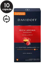 Davidoff 10 Capsule Aluminiu Davidoff Espresso Rich Aroma - Compatibile Nespresso
