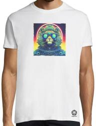 Magnolion Pszichedelikus Steampunk Oroszlán v2 póló