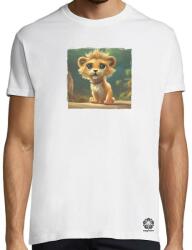 Magnolion Boldog apró és aranyos oroszlán póló