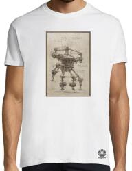 Magnolion Műszaki vázlat da Vinci stílusban v1 póló