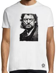 Magnolion Fekete-fehér Eddard Ned Stark rajz póló