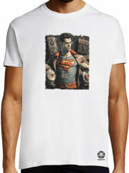 Magnolion Superman fiatalon retropunk fanart v2 póló