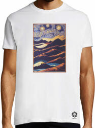 Magnolion Mozaik art deco hegyek v1 póló