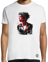 Magnolion Fekete-piros Sarah Connor rajz v1 póló