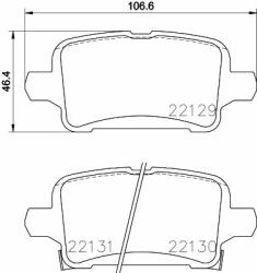 BREMBO set placute frana, frana disc BREMBO P 59 090 - automobilus