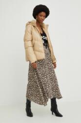 Answear Lab rövid kabát női, bézs, téli - bézs XL - answear - 14 990 Ft