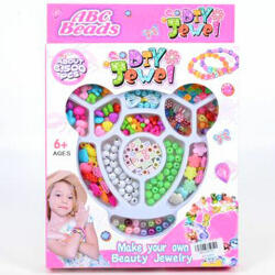Magic Toys ABC ékszerkészítő szett színes gyöngyökkel (MKL054797)