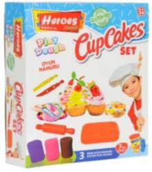 ER Toys Play-Dough: Heroes cupcakes gyurmaszett 7 db (ERN-595)