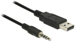 Delock Cable USB TTL male > 3.5 mm 4 pin stereo jack male 1.8 m (5 V) (83778)