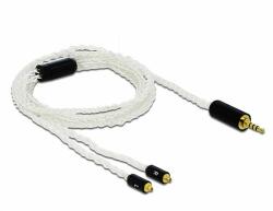 Delock Audio kábel 2, 5 mm 4 tűs sztereo jack apa - 2 x MMCX apa 1, 20 m (85848)