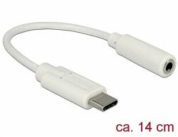 Delock Audio Adapter USB Type-C bemeneti > Stereo Jack kimeneti 14 cm (65913)