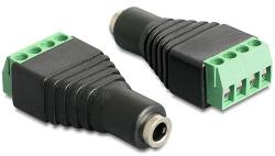 Delock sztereó jack anya, 3.5 mm > Terminal block 4pines adapter (65457) - dellaprint