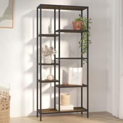 vidaXL Bibliotecă, 80x30x180 cm, oțel și lemn prelucrat (336360) Biblioteca