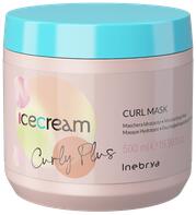 Inebrya Ice Cream Curly Plus mască hidratantă pentru păr creț și ondulat 500 ml