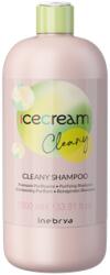 Inebrya Ice Cream Cleany Cleany Shampoo érzékeny és feszes bőrre alkalmas tisztító sampon 1000 ml