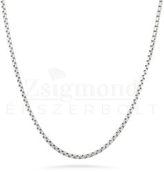  Ezüst tömör velencei kocka férfi nyaklánc - 50 cm / 2, 5 mm (AG21225) AG21225