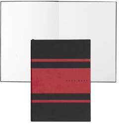 HUGO BOSS jegyzetfüzet A/5 pontozott Essential Gear matrix fekete-piros (HB4367)