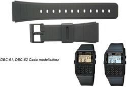 Casio DBC-61 DBC-62 DBC-80 Casio fekete műanyag szíj (Casio szíj DBC-61 DBC-62)