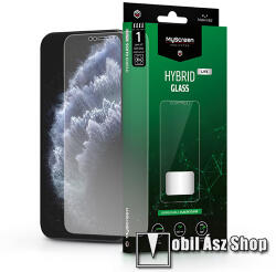 MyScreen HYBRIDGLASS Lite Flexible 7H rugalmas edzett üveg képernyővédő fólia, 0, 15 mm vékony, a képernyő sík részét védi - ÁTLÁTSZÓ - APPLE iPhone X / XS / 11 Pro