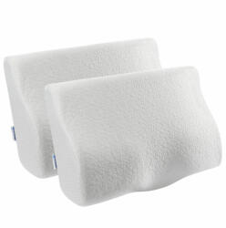 Suporto Set 2X perne cu suport cervical din spuma cu memorie pentru copii 10-16 ani Suporto®️ 50x30, cu perforatii