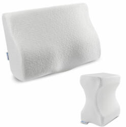 Suporto Set perna cu suport cervical din spuma cu memorie pentru copii 10-16 ani, perna pentru genunchi Suporto®️ 50x30, cu perforatii
