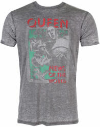 ROCK OFF a bărbaţilor tricou Queen - News Of The World - ROCK OFF - QUBO02MC
