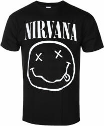 ROCK OFF Tricou bărbătesc Nirvana - White Happy Face - ROCK OFF - NIRVTS03MB
