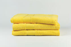 ByTex Törölköző - napsárga - széles bordűrrel - 70x130 cm