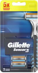 Gillette Sensor3 borotvabetét 5 db - ekozmetikum