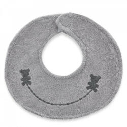 BabyJem Baveta eleganta brodata babyjem (culoare: gri) - bekid Bavata