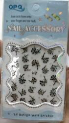 Global Fashion Sticker decor unghii 3D, Nail Accessory OPQ H7