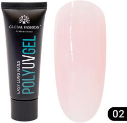 Global Fashion Polygel pentru construcție unghii, Global Fashion, 30 g, 02