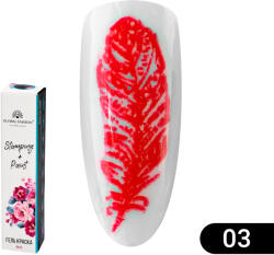 Global Fashion Gel vopsea pentru pictura si stamping, Painting+Stamping 8 ml, 03