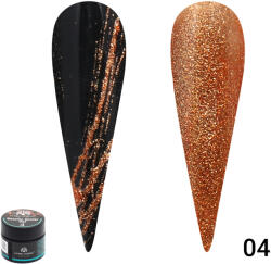 Global Fashion Spider Gel Glitter Shiny 5g, 04
