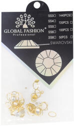 Global Fashion Cristale Swarovski unghii, Global Fashion, marimi mixte