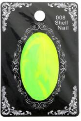 Global Fashion Autocolante decorative pentru unghii, Shell Nail, #008, verde