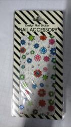 Global Fashion Abtibild decor unghii, Nail Accessory Flowers Big
