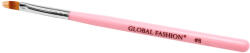 Global Fashion Pensula unghii pentru Ombre, Nr. 8, culoare roz