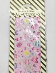 Global Fashion Abtibild decor unghii, Nail Accessory Heart