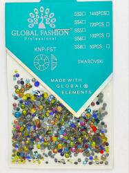 Global Fashion Cristale unghii tip Swarovski, Global Fashion, mix, multicolore