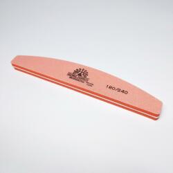 Global Fashion Pila buffer pentru unghii, granulatie 180/240, coral
