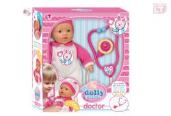 LOKO Toys Baba világító sztetoszkóppal 37 cm