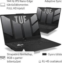 ASUS TUF Gaming A17 FA707RE-HX1137W Notebook Árak - ASUS TUF Gaming A17  FA707RE-HX1137W Laptop Akció
