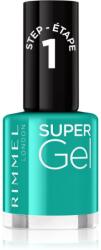 Rimmel Super Gel gel de unghii fara utilizarea UV sau lampa LED culoare 098 Never Blue With You 12 ml