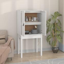 vidaXL Dulap înalt, alb, 60x40x120 cm, lemn masiv de pin (821745) Comoda